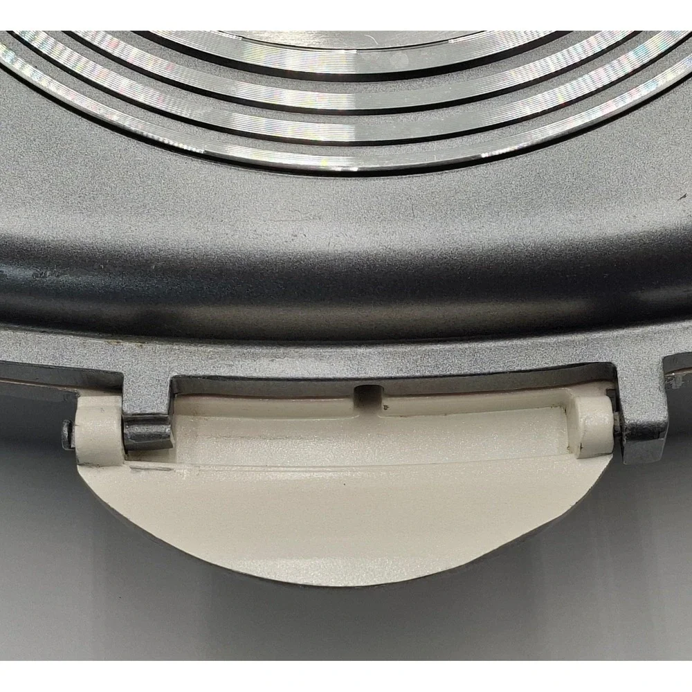 Cook's Companion Flip Grill Pan Ceramic Nonstick w Rack Gasket Black